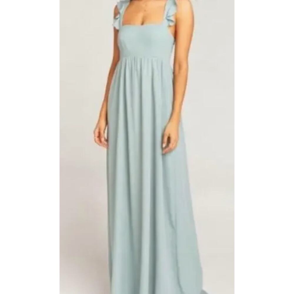 Show Me Your Mumu June Silver Sage Maxi Dress Size XL